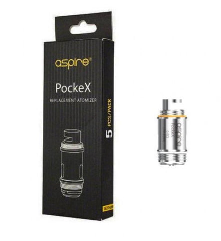 5 x Aspire PockeX Coils 0.6ohm