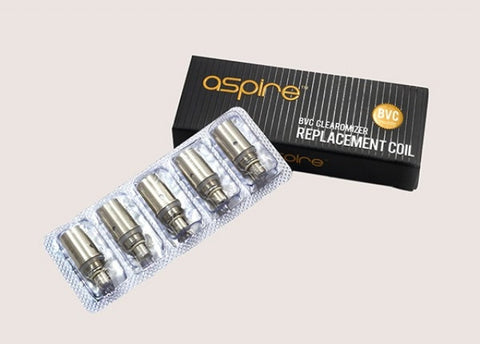 5x Aspire BVC clearomizer coils
